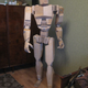 Illustration for article titled A life-sized Cylon made out of wood